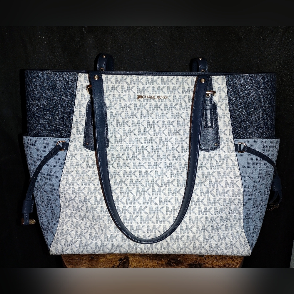 Michael Kors Voyager Multi Colorblock Tote